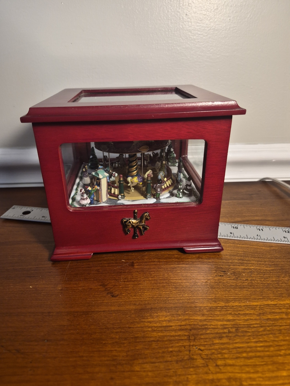 Mr. Christmas Holiday Animated Carousel Music Box